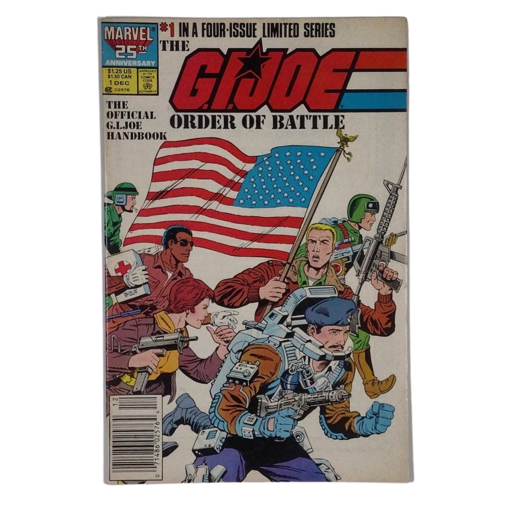 G.I. Joe #1 Order of Battle Marvel 25th Anniversary Wraparound Cover